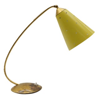 Mid-Century Modern Table Lamp in Brass, Germany, 1950s For Sale