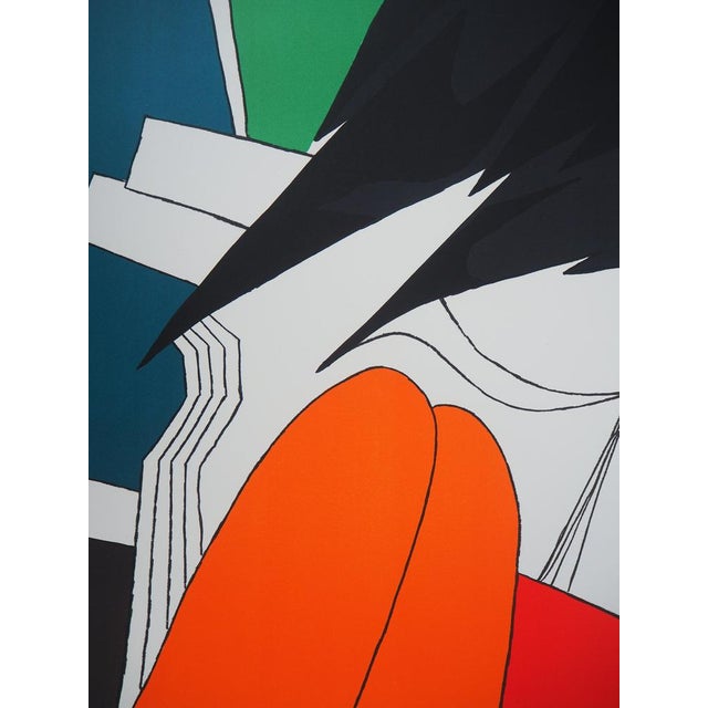 Joan GARDY-ARTIGAS (1938) Abstract Composition Original color lithograph Signed in pencil On Arches wove paper, 50 x 65 cm...