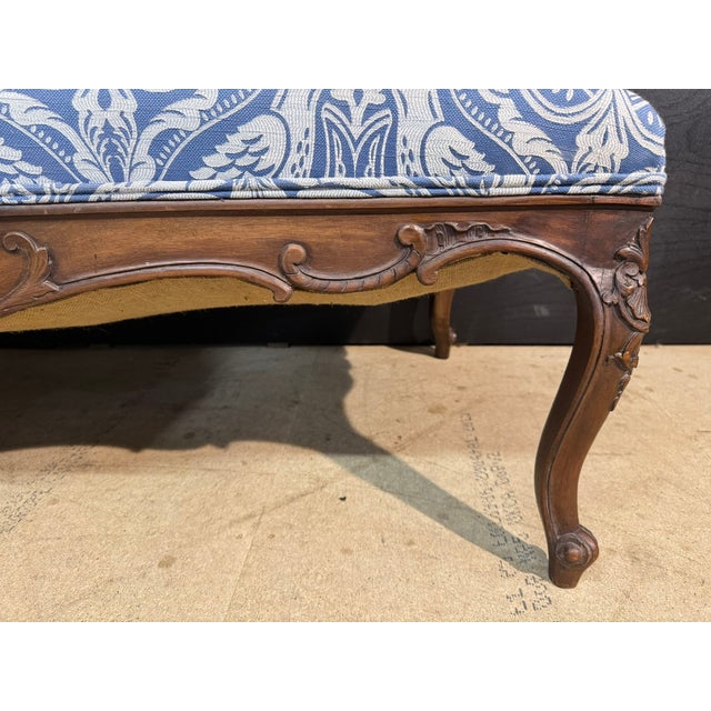 Walnut 3-Seater Couch, 1890 For Sale - Image 9 of 16
