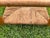 Vintage Woven Rush Seat Wooden Footstool For Sale - Image 9 of 10