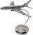 TU-124 Plane Statuette, Poland, 1950s For Sale - Image 12 of 12