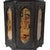 Late 19th Century Chinese Shantou Pewter Octagonal Tea Caddy With Reverse Painted Glass Panels For Sale - Image 4 of 10