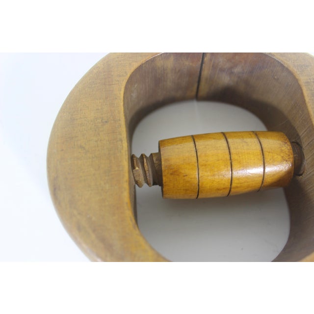 Wood Hat Stretcher Mold Millinery Vintage Store Display For Sale - Image 9 of 10