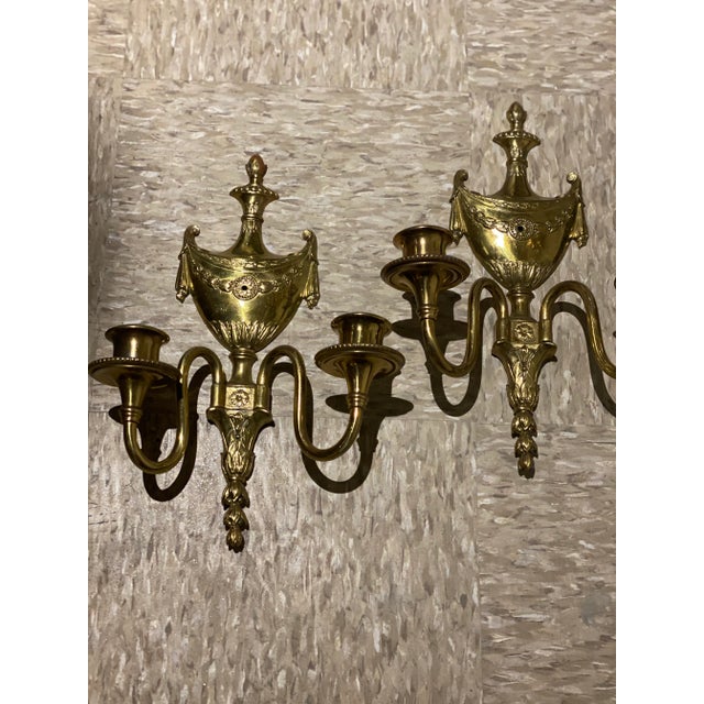 Edward F. Caldwell & Co. Caldwell Neoclassic Style Sconces - a Pair For Sale - Image 4 of 6