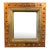 Brutalist Hand Hammered Copper and Brass Riveted Wall Mirror For Sale
