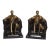 "Lincoln in the Chair" Bookends by Philadelphia Manufacturing Company For Sale