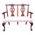 1990s Hickory Chair Attributed Mount Vernon Settee - Newly Upholstered For Sale