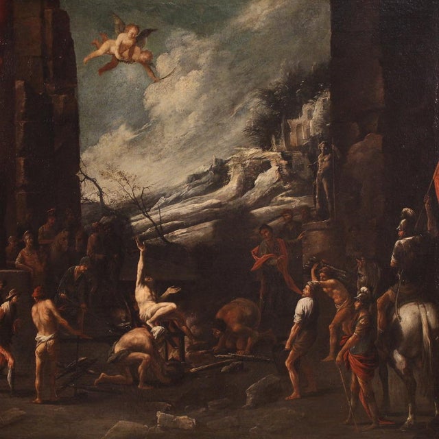 Martyrdom of Saint Lawrence, 1630, Oil on Canvas For Sale - Image 10 of 16