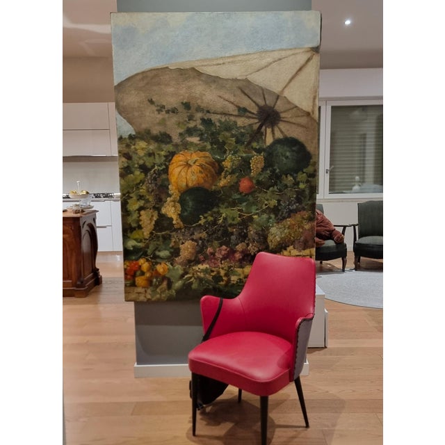 French School Artist, Still Life with Fruit, 1800s, Oil Painting on Canvas For Sale - Image 4 of 12