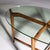 Mid-Century Modern Oval Coffee Table, Walnut Base, Glass Top, Italy For Sale - Image 11 of 15