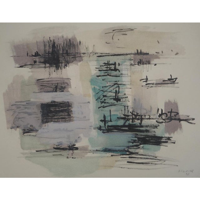 Jean-René Bazaine, Composition abstraite, Lithograph For Sale - Image 6 of 6