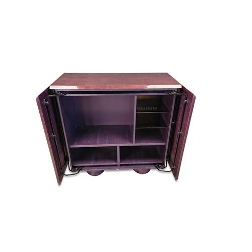 Burl Bar Cabinet by Giovanni Offredi for Saporiti, 1970s For Sale - Image 6 of 13