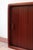 Black Teak Sideboard with Sliding Doors and Black Vinyl Top, 1970s For Sale - Image 8 of 18
