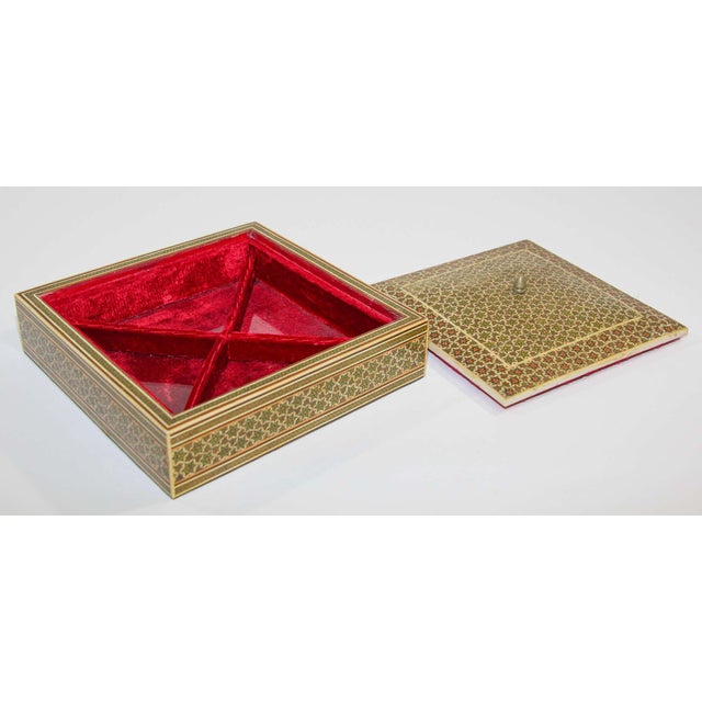 Moorish Micro Mosaic Jewelry Box by Rajhastani, India, 1950 For Sale - Image 10 of 16