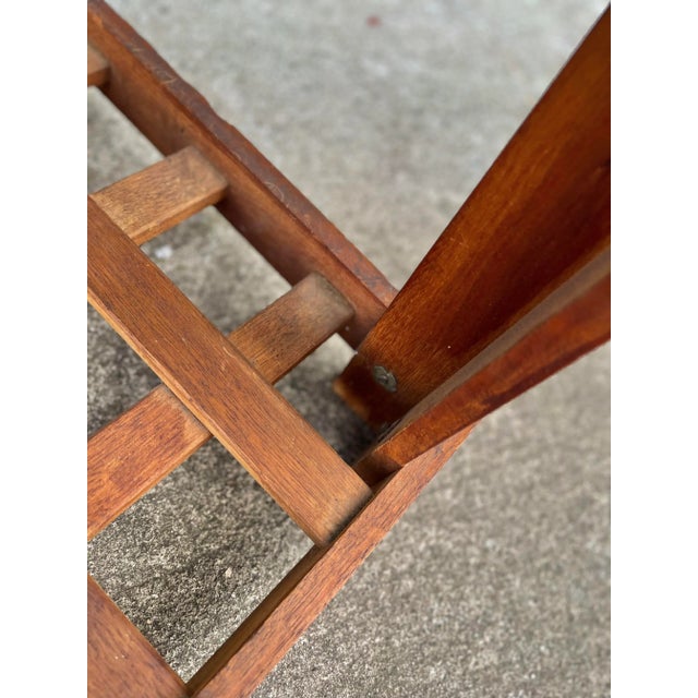 Vintage Lattice Wood Pedestal or Plant Stand For Sale - Image 9 of 13