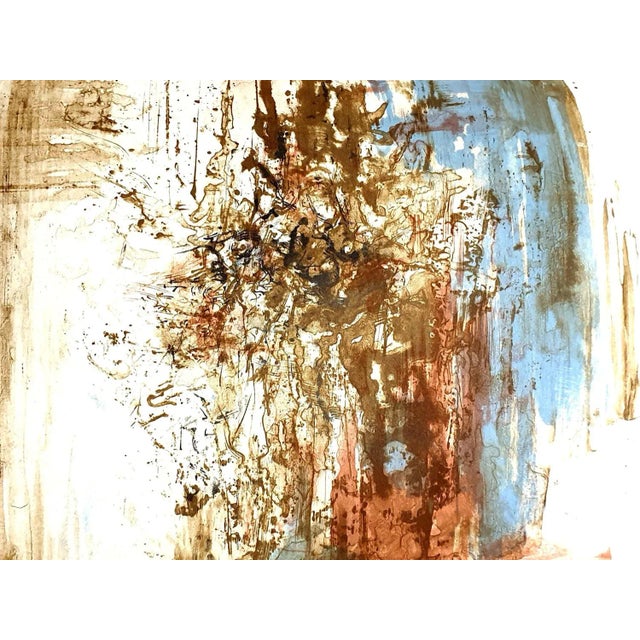 Zao Wou-ki - Original Lithograph - Abstract Composition 1962 For Sale - Image 4 of 9
