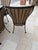 O.W. Lee Monterra Wrought Iron & Stone Top Patio Dining Set, 9 Pieces, Attributed For Sale In San Francisco - Image 6 of 7