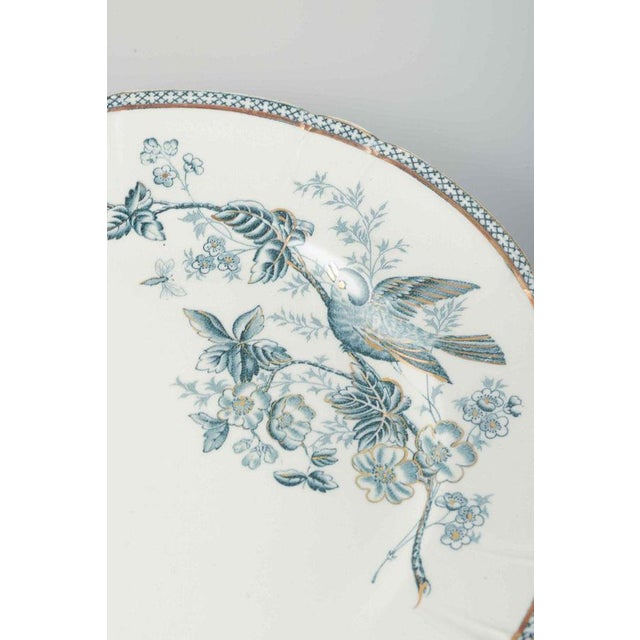 Wexiö Lunch Plates in Faience from Gustavsberg, 1890s, Set of 6 For Sale - Image 3 of 5