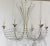 Stylish Currey & Co. Transitional Champagne Silver Finished Prototype Chandelier, six lights, showroom floor sample