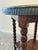Vintage French Oak Bobbin Leg Table W/Moroccan Brass Top For Sale In Houston - Image 6 of 12