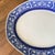 White Antique Blue and White Whieldon Ware "Corona" Platter - Made in England For Sale - Image 8 of 9