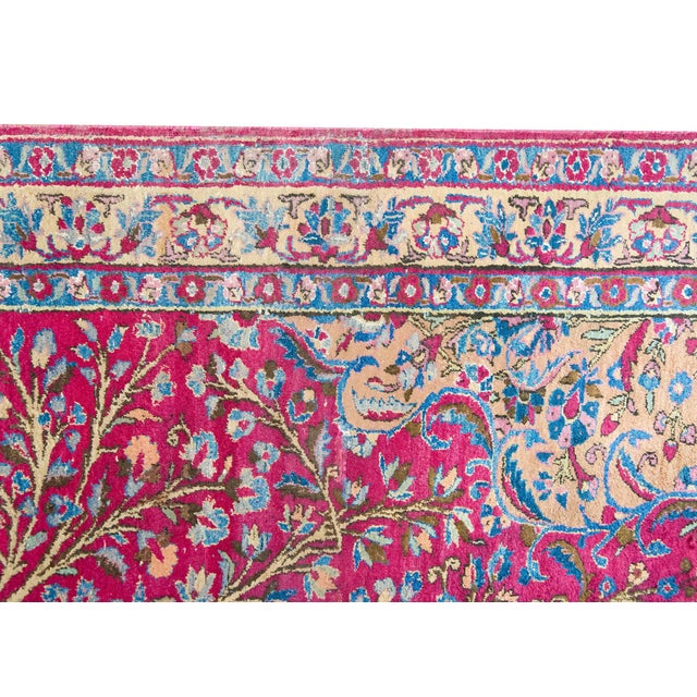 Persian Early 20th Century Persian Qum Silk Prayer Rug For Sale - Image 3 of 15