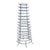 French 1920s Massive Zinc Bottle Drying Rack For Sale - Image 4 of 12