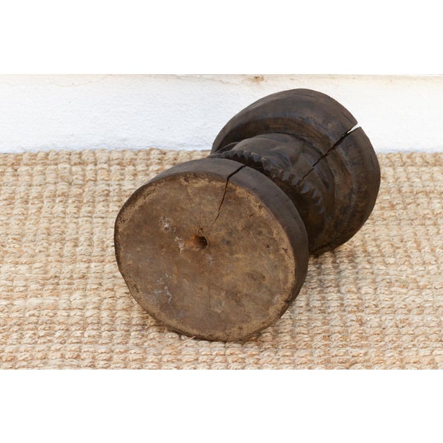 Antique African Carved Chief's Stool For Sale - Image 9 of 10