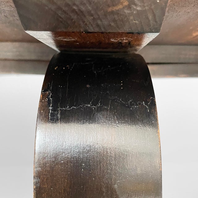 Black Art Deco Italian Coffee Table in Wood and Black Wood, 1930s For Sale - Image 8 of 14