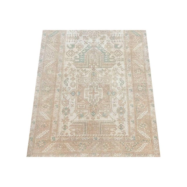 Textile Vintage Old Persian Karajeh Runner Rug 4x14 For Sale - Image 7 of 9