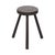 Vintage Rustic Three-Legged Stool in Stained Wood For Sale - Image 15 of 15