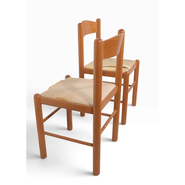 Set of Five Post Modern Dowel Frame Dining Chairs Made in Italy C. 1980's After Hank Lowenstein For Sale - Image 15 of 18