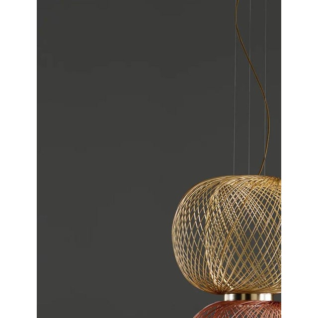 Top 45 / Bottom 90 Suspension Lamp by Stephen Burks for Parachilna For Sale - Image 6 of 14