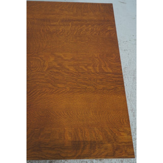 Stickley Mission Oak Spindle Coffee Table For Sale - Image 12 of 14