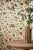 Traditional Sanderson Aril’s Garden Wallpaper in Olive/Mulberry For Sale - Image 3 of 3