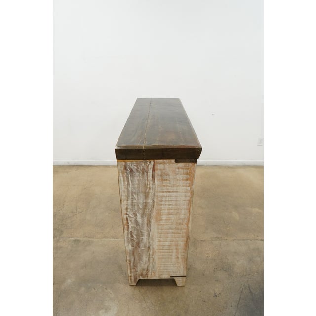 Reclaimed Wood Metal-Clad Top Sideboard For Sale - Image 13 of 18