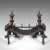 Late 19th Century 1900s Antique Victorian Art Nouveau Fireplace Set For Sale - Image 5 of 11