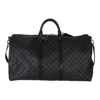 Damier Graphite Keepall Bandouliere 55 For Sale
