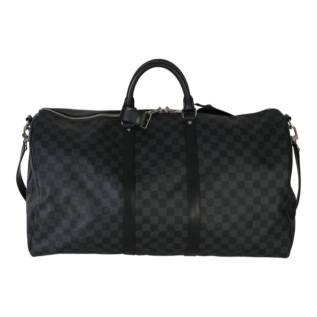 Damier Graphite Keepall Bandouliere 55 For Sale