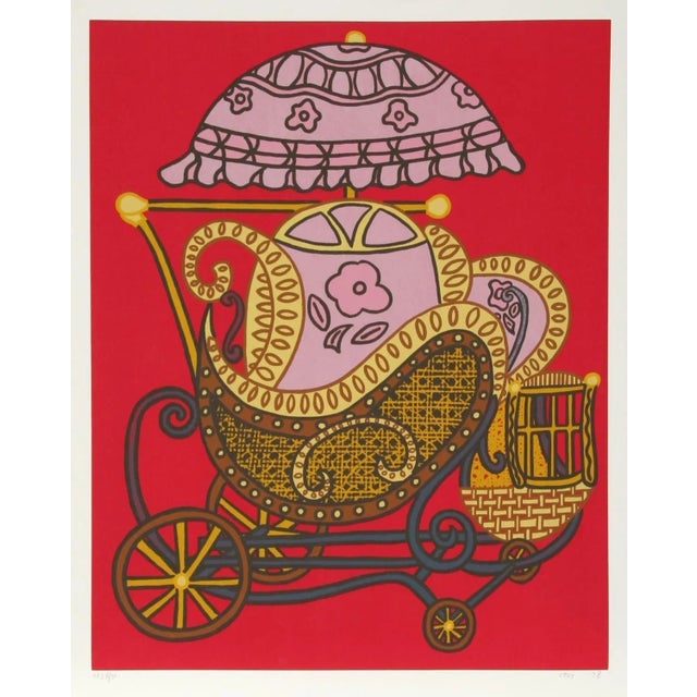 Pop Art Baby Buggy , Serigraph by William Copley For Sale - Image 3 of 3
