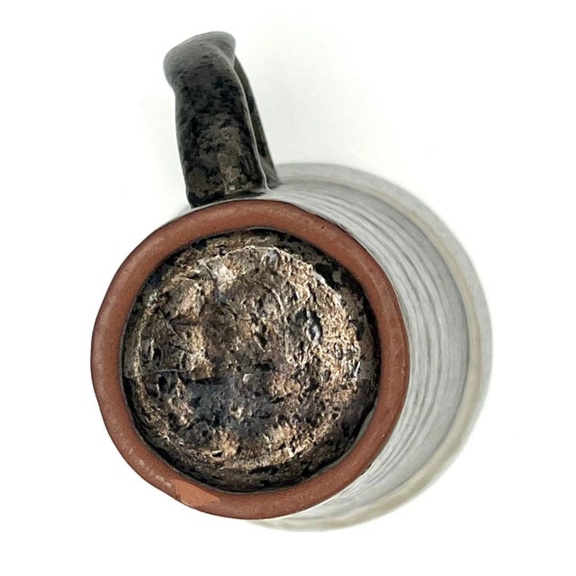 1970s 1970s Vintage Stoneware Coffee Mug For Sale - Image 5 of 7