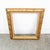 Antique Frame Picture Wall Framed Felt Gold Gilt Brass Art Floral 27.5x31.75 For Sale - Image 4 of 12