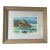 Late 20th Century Original Paul Nolan Watercolor Coastal Harbor Scene, Signed New England Seascape, Framed 24” X 30” For Sale