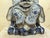 Chinese Vintage Ceramic Buddhist Sculpture,Hand Carved Blue and White Porcelain the Eighteen Arhats Statue For Sale - Image 4 of 10