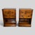 Campaign Yew Bedside Lamp Tables, 1920, Set of 2 For Sale - Image 11 of 11