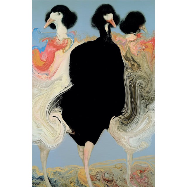 Les Trois Canards Framed Fine Art Print by P. L. Bradbury For Sale