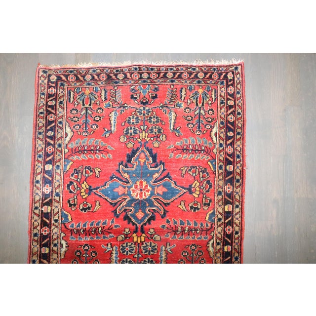 1930s Persian Sarouk Mini square Rug