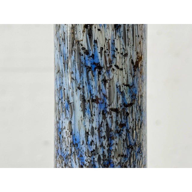 Efeso Cylindrical Vase from Sarner Glas, 1960s For Sale - Image 6 of 8