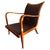 Cherrywood Chairs with Black Velvet Cushions, 1940, Set of 2 For Sale - Image 17 of 17