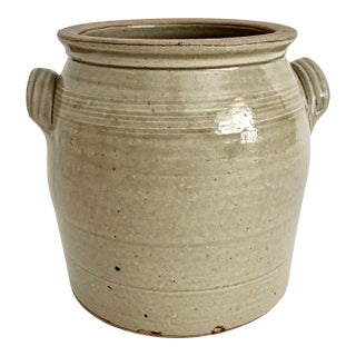 French Stoneware Confit Pot #5 For Sale